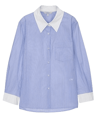 ON&ON 스트라이프 배색 셔츠