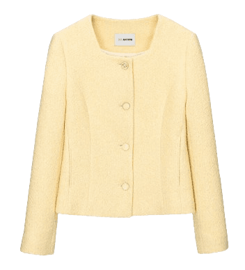 JOY GRYSON Square Nack Tweed Jacket