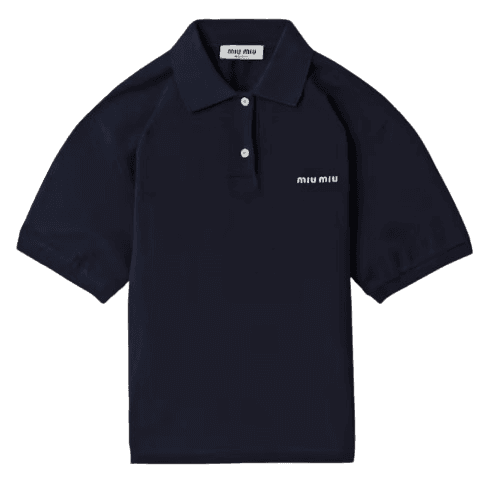 미우미우 피케 폴로 셔츠