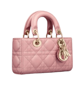 Lady D-Joy 마이크로 백 앤틱 핑크 까나쥬 양가죽