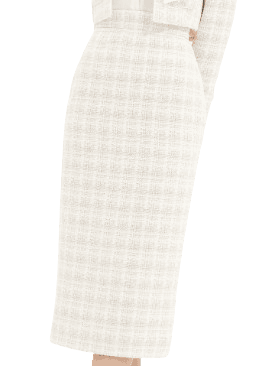 TWEED PENCIL SKIRT