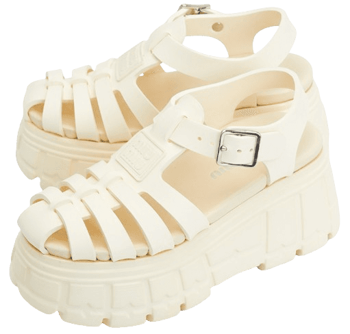 미우미우 플랫폼 샌들