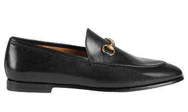 WOMEN'S GUCCI JORDAAN LEATHER LOAFER