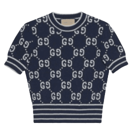 GG코튼 자카드 탑