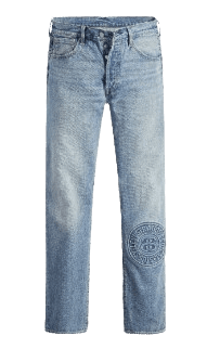 엠보스드 501진 인디고