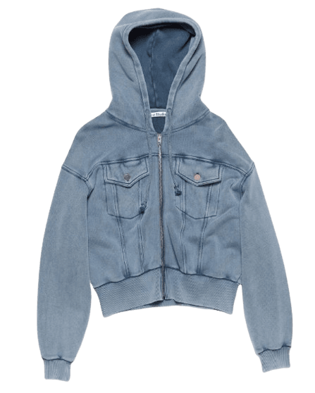 아크네스튜디오 블루 플랩 포켓 후디