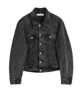 Our Legacy Rodeo Jacket Overdyed Black Chain Twill