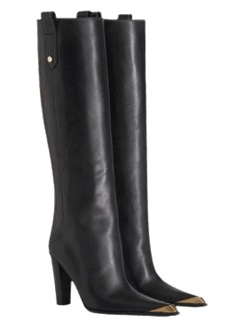 ETRO 메탈릭 토캡 롱 부츠