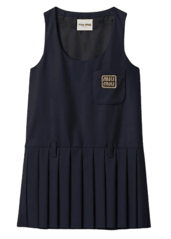 미우미우 바타비아 드레스 플리츠 원피스