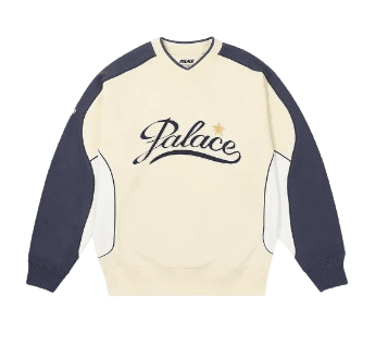 Palace Star Script Crew 'Soft White'