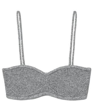 Women Super Fine Cashmere Silk Knit Camisole - Grey