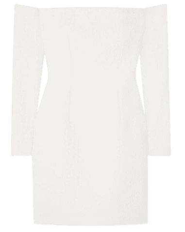 EMILIA WICKSTEAD Murielle off-the-shoulder cloqué mini dress