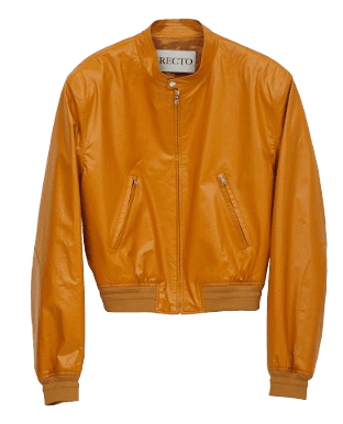 AMBRE MOTORCYCLE DETAIL BOMBER JUMPER (MUSTARD) RM24SWJP002MD