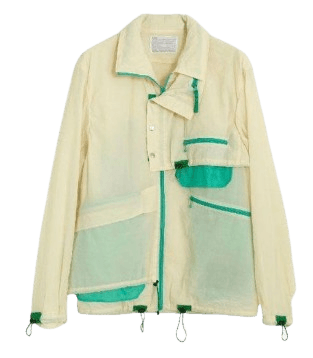 kolor 오버사이즈 나일론 드로스트링 자켓 JS 996552