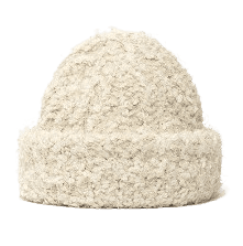 POPCORN KNIT HAT_CREAM