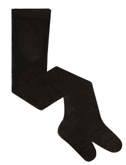 돌체앤가바나 DG 로고 자카드 튤 타이츠