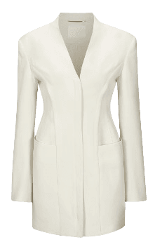 YCH SINGLE-BREASTED TAILORED JACKET
