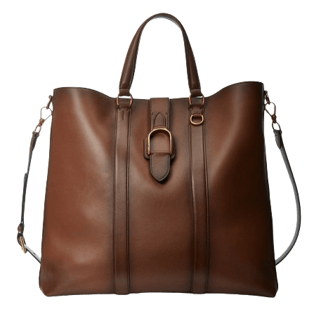 Ralph Lauren Purple Label 웰링턴 가죽 토트 백