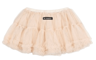 MESH FRILL CANCAN SKIRT(PEACH)