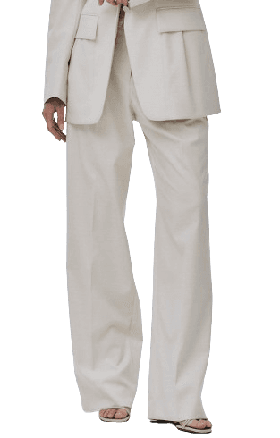 NODEBEMADE Oat Pleated Pants