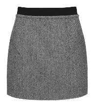 LOGO-WAISTBAND MINI SKIRT
