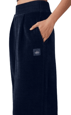 HIGH-WAIST COZY DAY WIDE LEG PANT