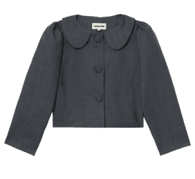 슈슈통 피터팬 칼라 크롭 재킷