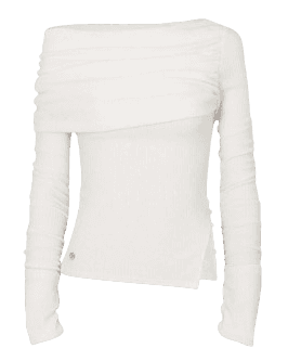 JENNIE OFF-SHOULDER TOP white