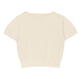 Duvet Half Sleeve Knit In Ivory