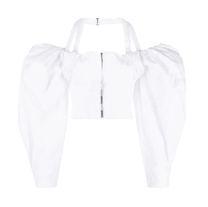 자크뮈스 화이트 쇼트 탑 Le Haut Taffetas