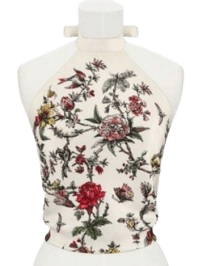 DIOR 실크 탑 31FLO120I618 081 281251