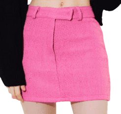 에트 오소메 트위드 칼라리스 스커트