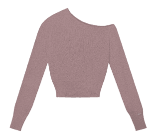 INSTANTFUNK 원숄더 라쿤 니트