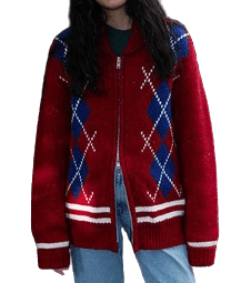The Cowichan Sweater Argyle_F234KN04
