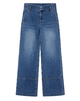Double Button Wide Denim Pants VC2412DN105M