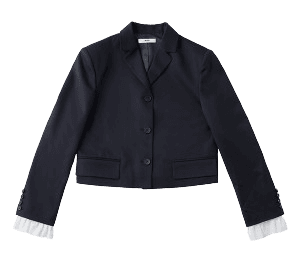 Classic short jacket 002 Navy