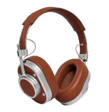 헤드폰 - 트리옹프 엠보싱 내추럴 카프스킨 탠