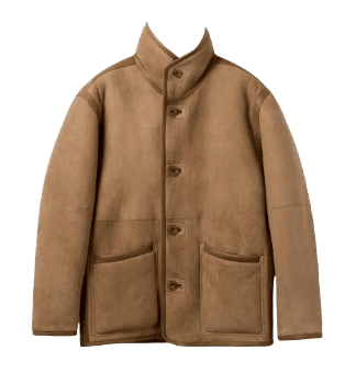 르메르 리버시블 셔링 코트 샌드 스톤