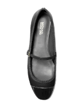 마이클 코어스 매 레더 플랫 슈즈