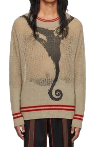 비비안웨스트우드 토프 디스트레스 스웨터 232314M201029