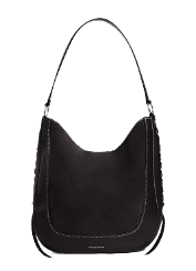 바네사브루노 LOU BAG SUEDE AND SMOOTH LEATHER