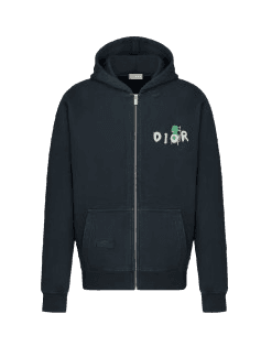 DIOR AND OTANI WORKSHOP 지퍼 후드 스웨트셔츠