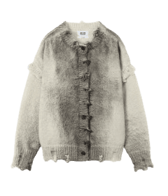 Spray Oversized Cardigan_Grey