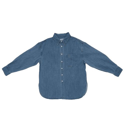 스텐다드 데님 셔츠 MEN (BLUE)
