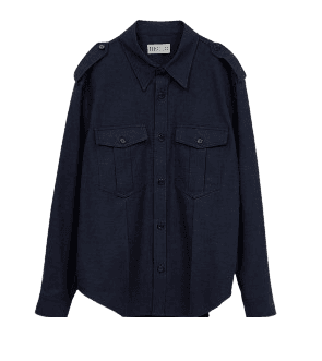 렉토 보헤미안 롤업셔츠