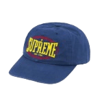 슈프림 웜 업 6 패널캡 네이비