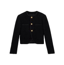 샤세르 재킷 부클레 트위드