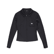 언노운 블루 크리에이티브 유니폼 자켓 블랙