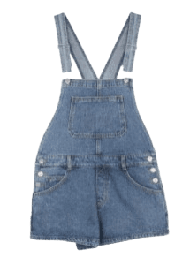 모니카 데님 오버롤 블루