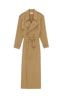 Trench coat in twill